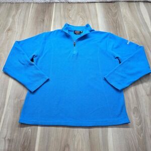 Karbon Fleece Pullover 1/4 Zip Thermic 2 Ski Mid Layer Blue XL Mens Jacket Coat